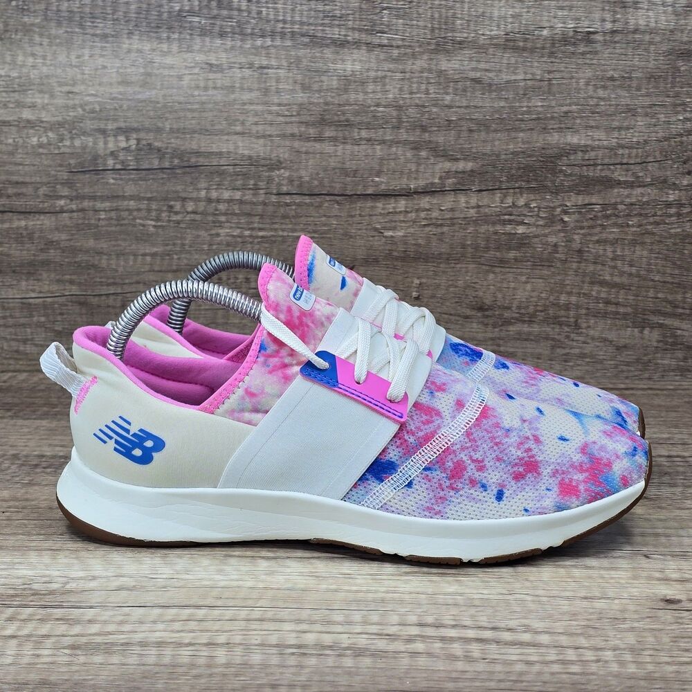 New Balance DynaSoft Nergize v3 Women's Size 9 B Beige Pink Blue Shoes (WXNRGTP3